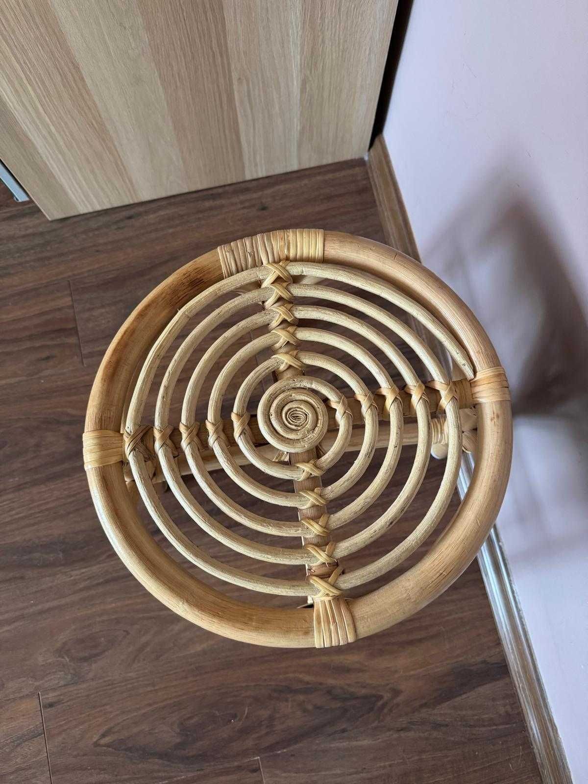 Taboret JUNGHOLM naturalny marki JYSK + poduszka