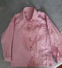 Рубашка детская розово лавандового цвета