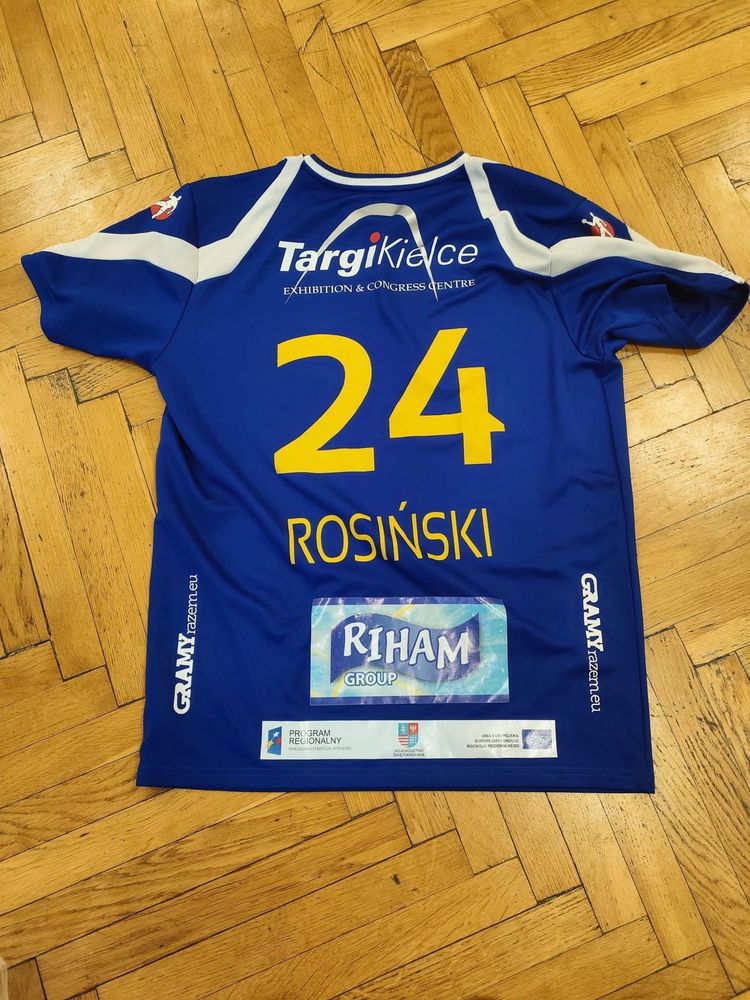 Koszulka Vive Targi Iskra Kielce Rosiński niebieska