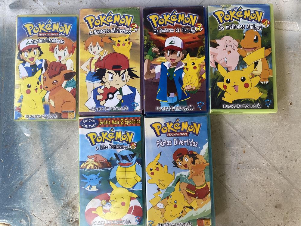 Coleção de VHS “Pokemon”