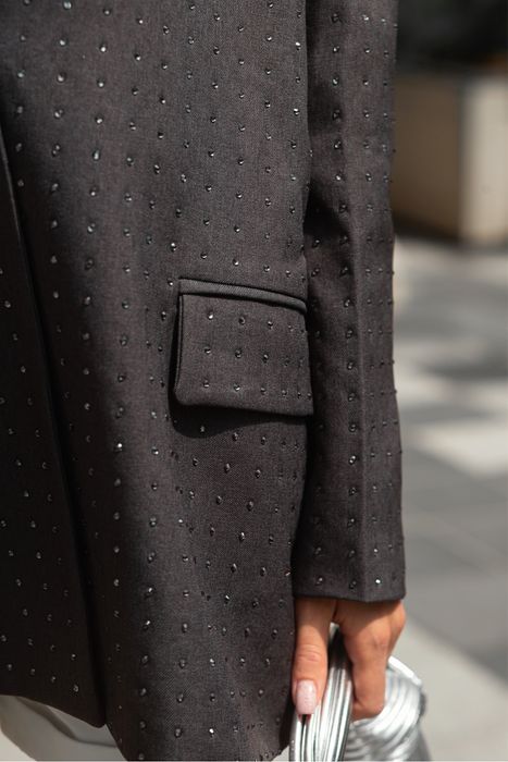 Блейзер, пиджак, піджак з камінчиками swarovski