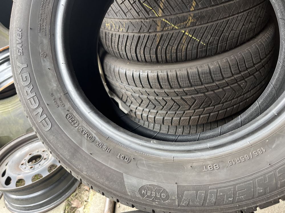 4x 185/65/15 Michelin Energy Saver+ 6mm/5,5mm super stan cena za 4szt
