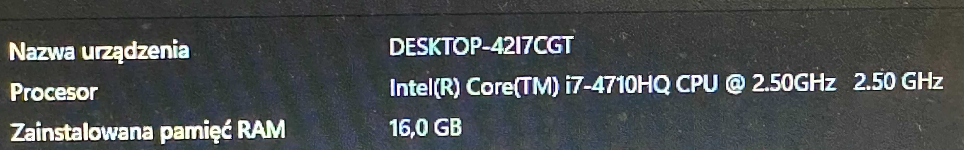 Laptop MSI GE702PC-271XPL