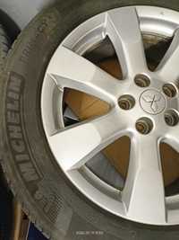 Alufelgi - Mitsubishi Outlander 2 z oponami letnimi Michelin