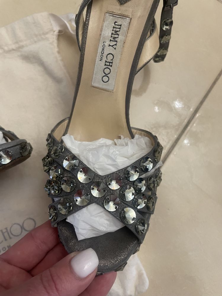 Босоножки Jimmy Choo  Оригинал 38,5 РАСПРОДАЖА