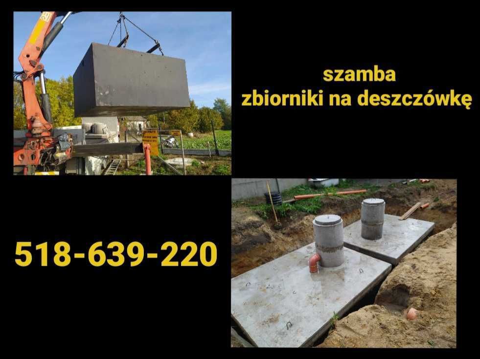 Szambo Betonowe, Zbiornik na deszczówkę, Szamba Gąbin, Gostynin, Płock