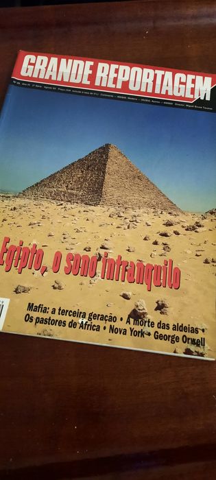 Lote de 5 revistas Grande Reportagem dos anos 90