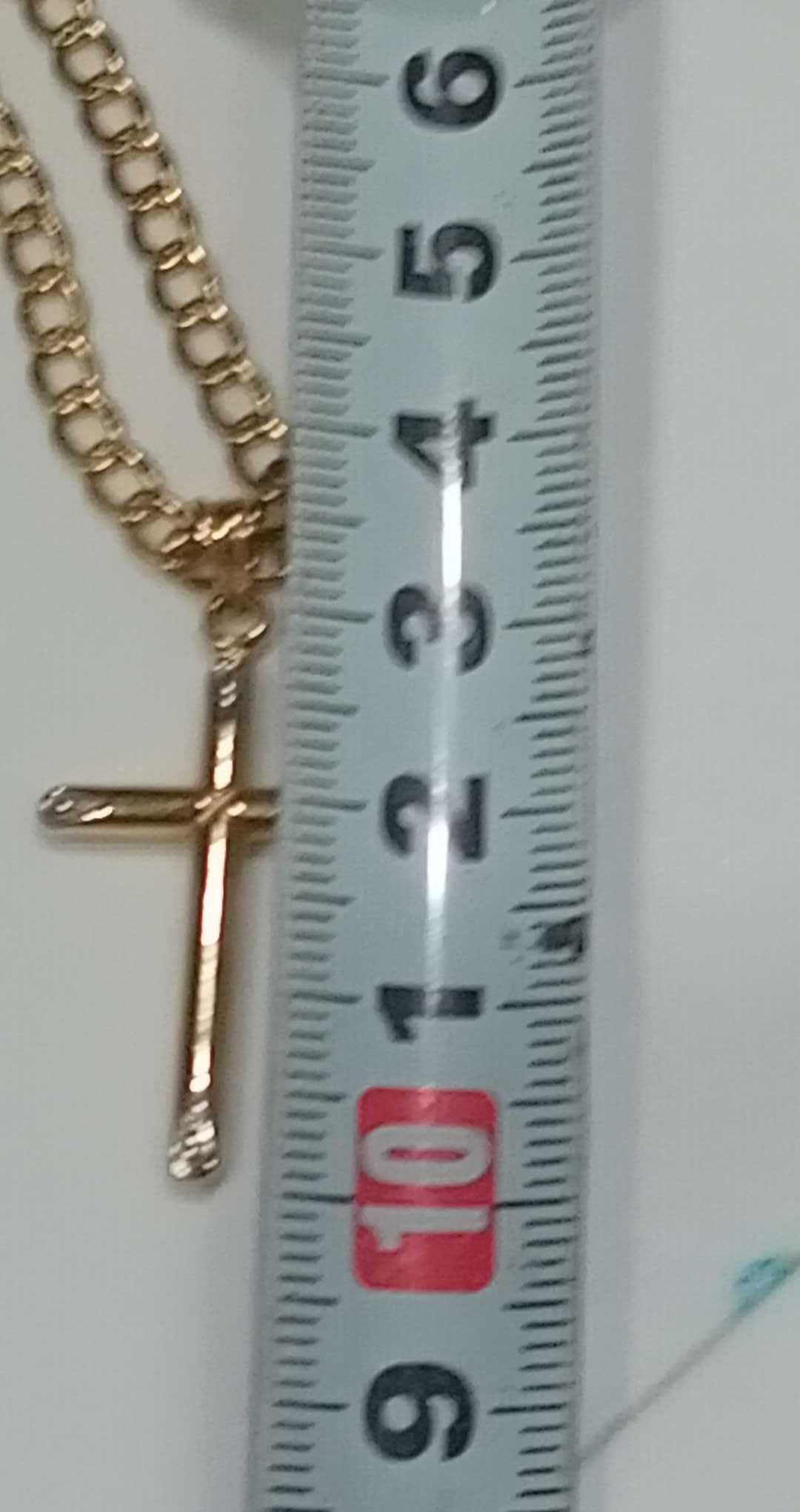 Złoty łańcuszek + krzyżyk