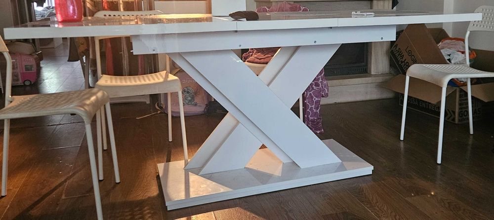 Mesa Jantar Branca GoodYear