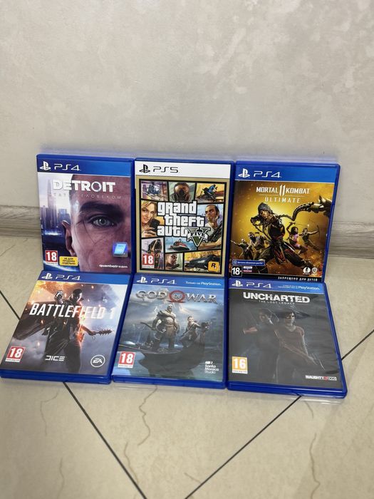 Диски-ігри PS 4 PS 5