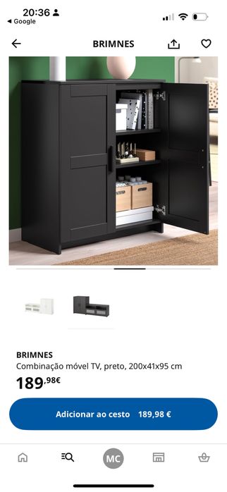 Armario de arrumação