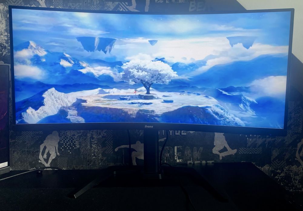 Monitor Iyama 34 curved G-master 180 Hz do gier na gwarancji