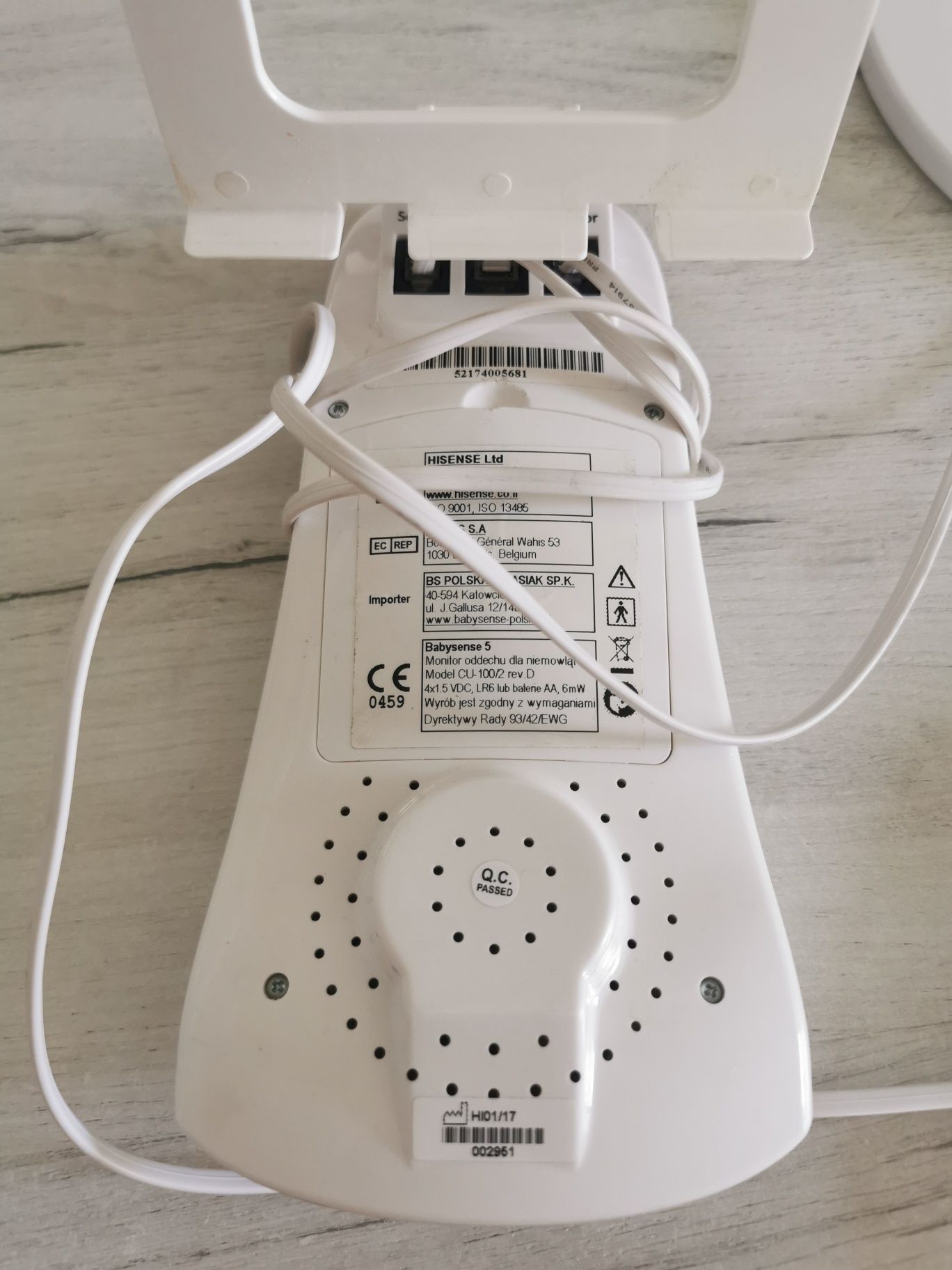 Baby sense 5 monitor oddechu