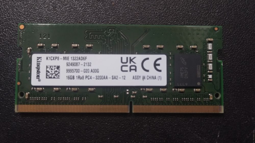 Ram 16gb ddr4 3200mhz do latopa