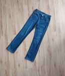 Jeansy Massimo Dutti Elastyczne spodnie jeansowe Prosta Nogawka