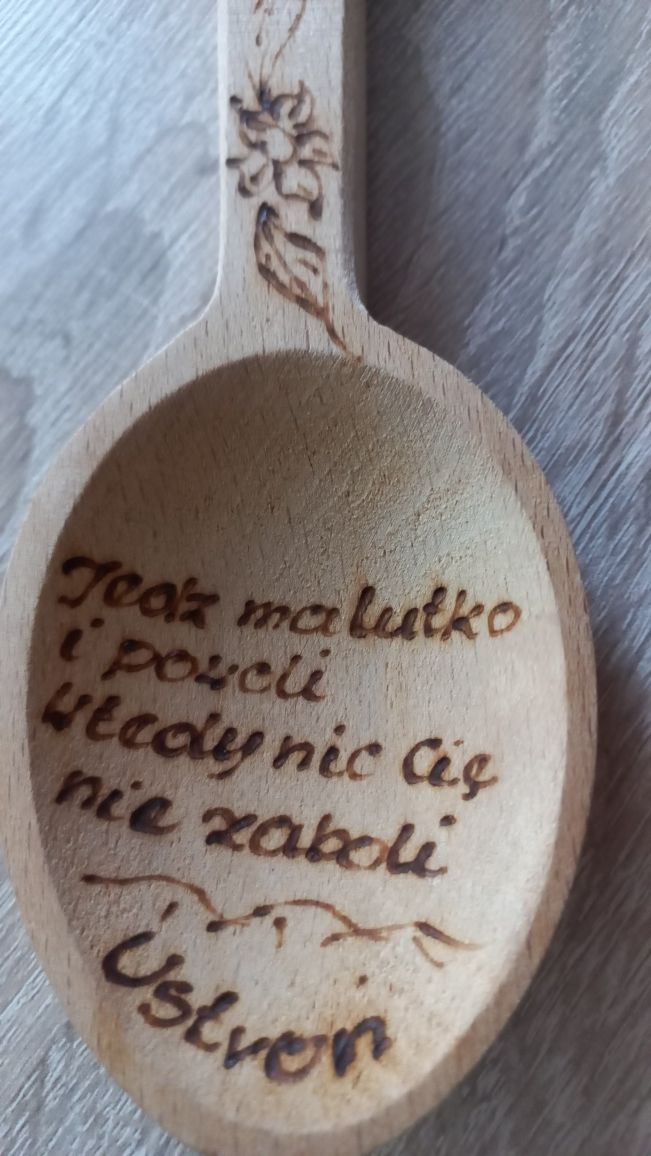 Ustroń - drewniana łyżka żarłoka