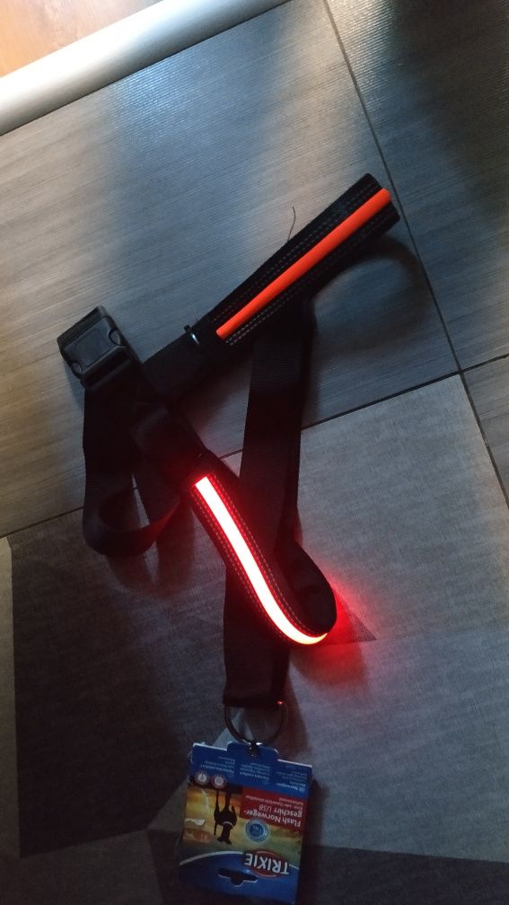 Szelki norweskie Trixie USB LED r.XL NOWE