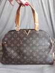 Torebka Louis Vuitton LV logowana brązowa