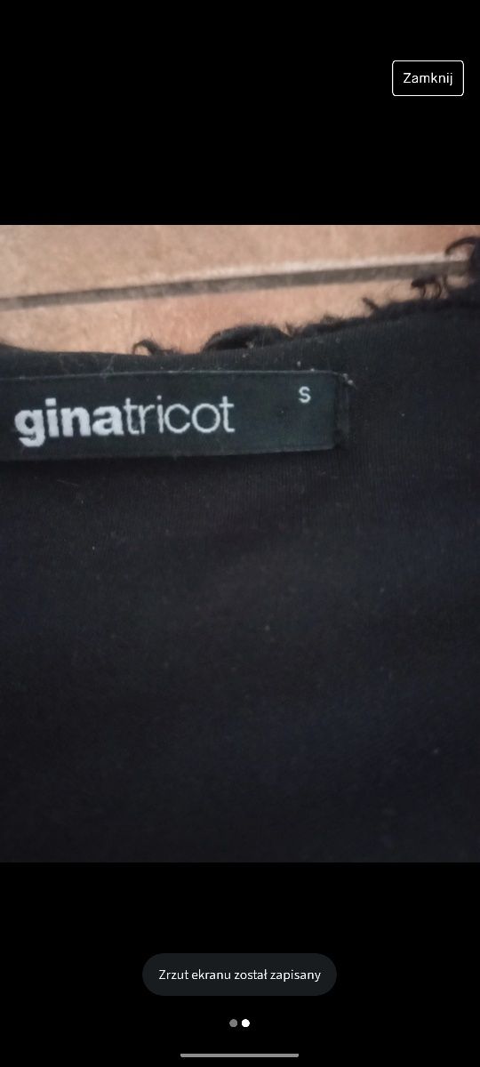 Futerko czarne  gina tricot