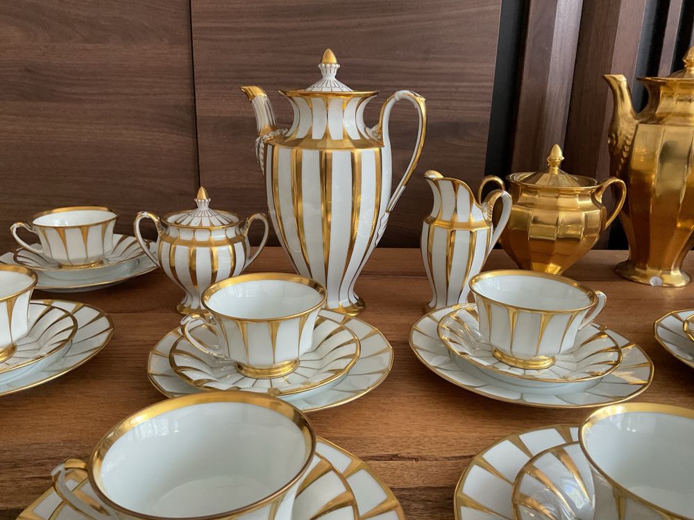 Serwis kawowy porcelana Furstenberg Grecque Athena