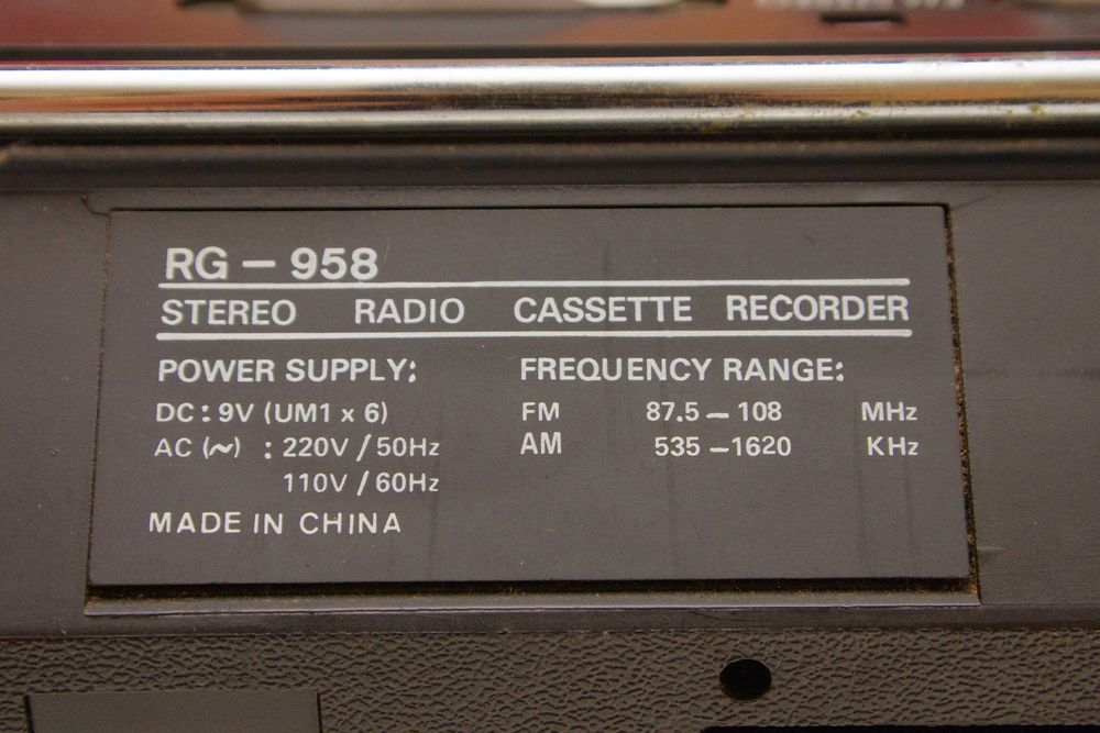 Radio cassete Atlantis