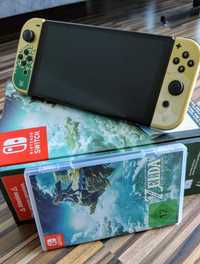 Switch OLED Zelda 64GB Gwarancja + gra Zelda Tears of the Kingdom