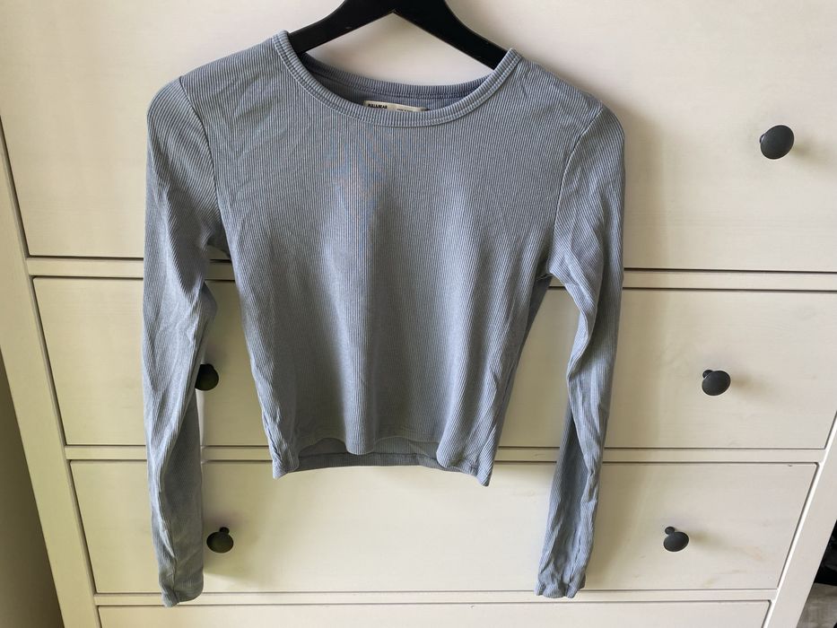Croptop z długim rękawem rozmiar M Bershka