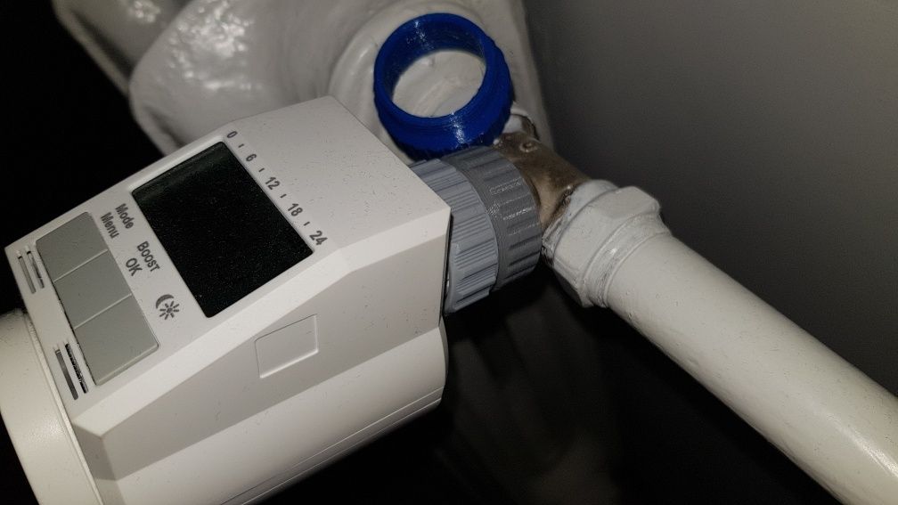 Adapter redukcja Danfoss RTD-N na M30x1,5 do EQ-3 i podobnych