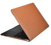 iCarer Skórzane Etui Obudowa do Macbook Air 13 M1 brązowe