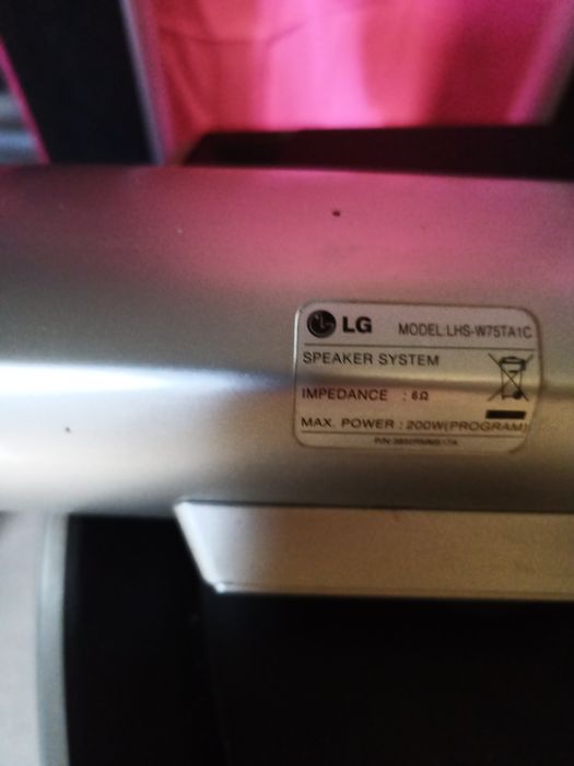 Colunas home cinema LG
