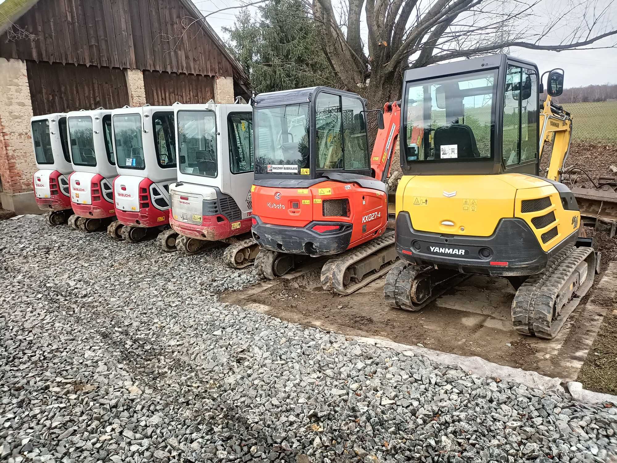 Wynajem wozidło budowlane 6 ton glebogryzarka separacyjna mulczer