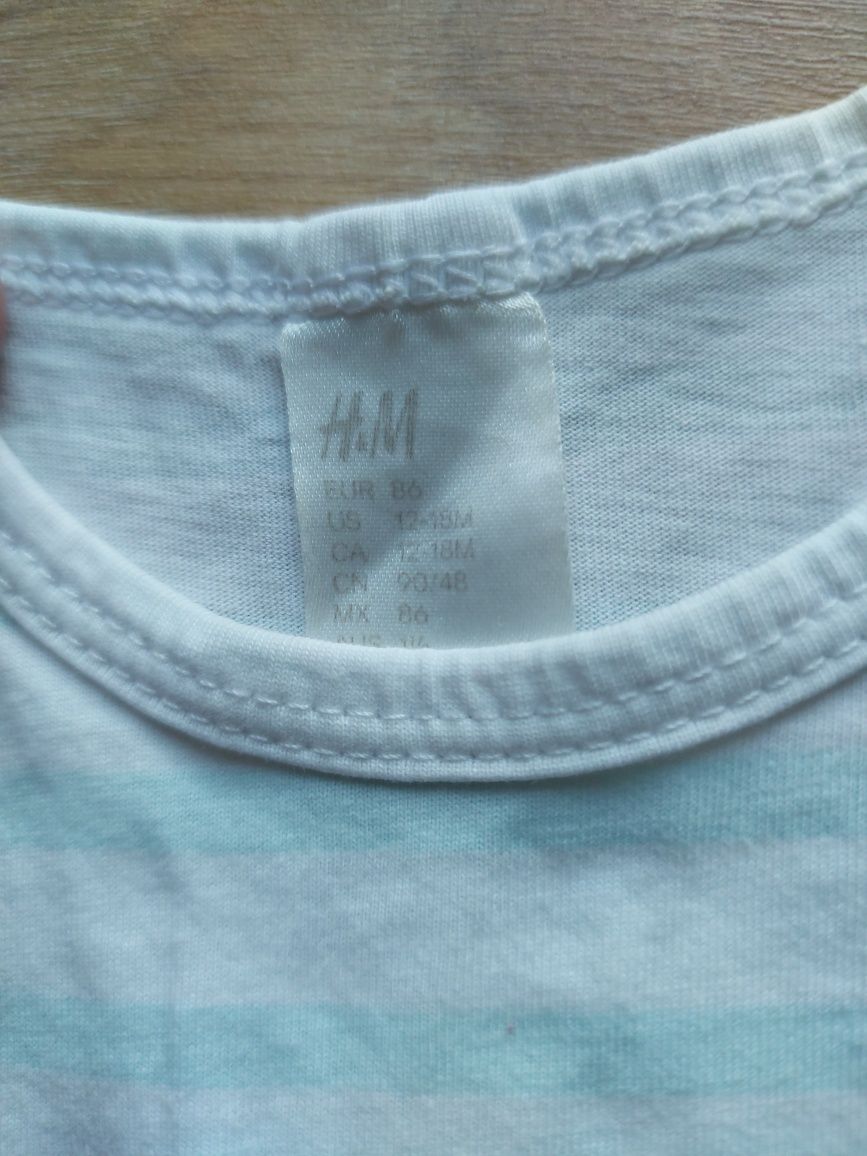 Bawełniany komplet na lato / koszulka na ramiączkach + spodenki - H&M