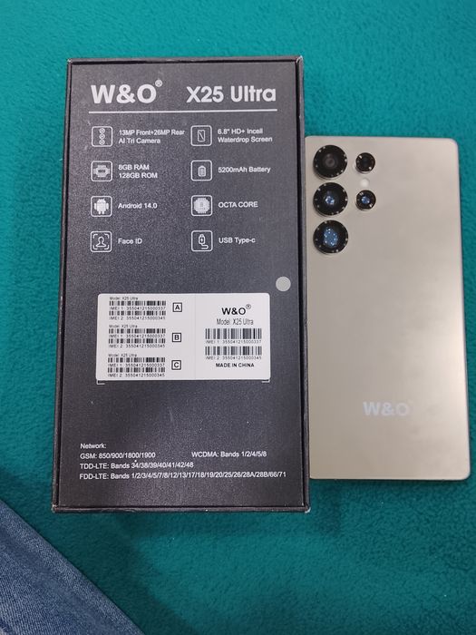 X25 ultra 8GB RAM 128GB memoria