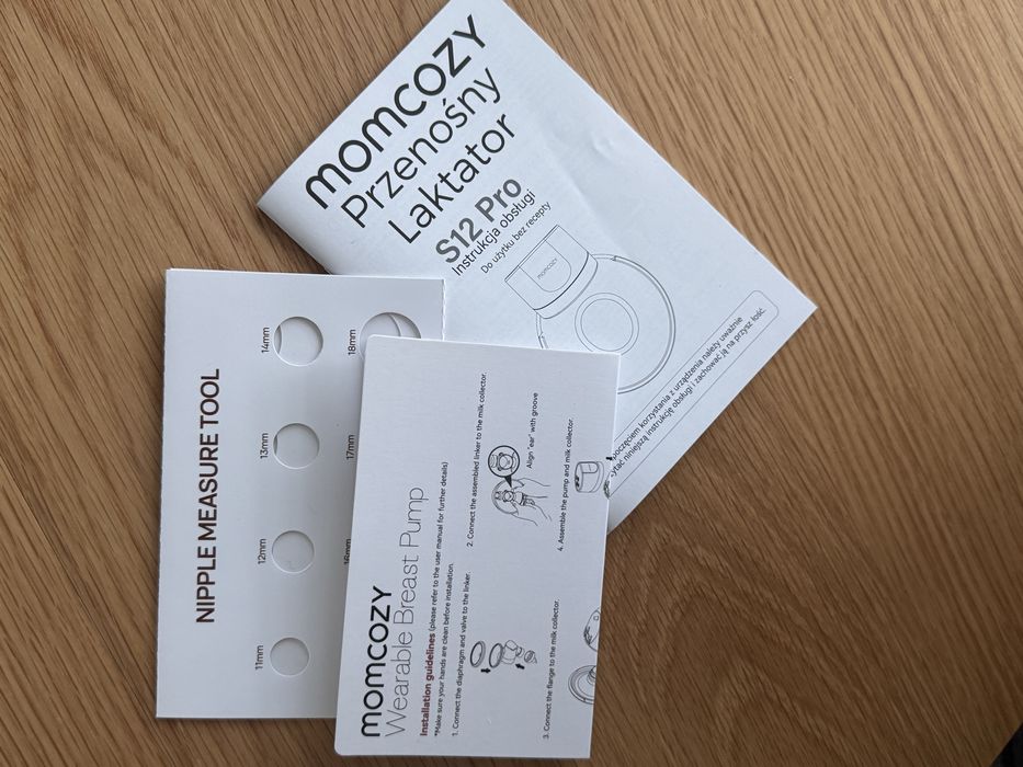 Podwójny laktator muszlowy Momcozy s12pro 2025 r