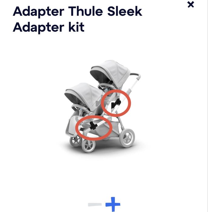 Adaptery i folia przeciwdeszczowa thule sleek