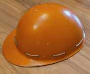 Kask budowlany PRL