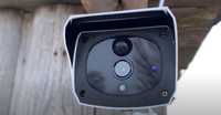 камера видеонаблюдения с солнечной панель