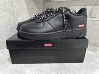 Nike air force 1 supereme black