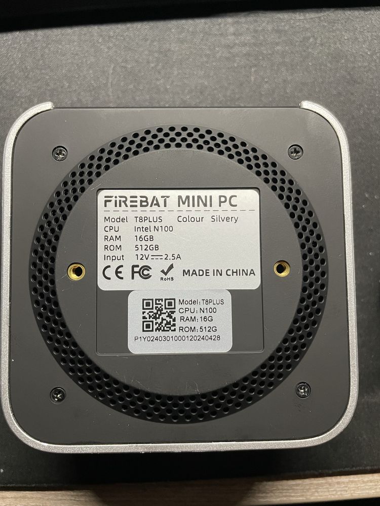 Mini PC Firebat t8 Plus. N100/16GB/0GB