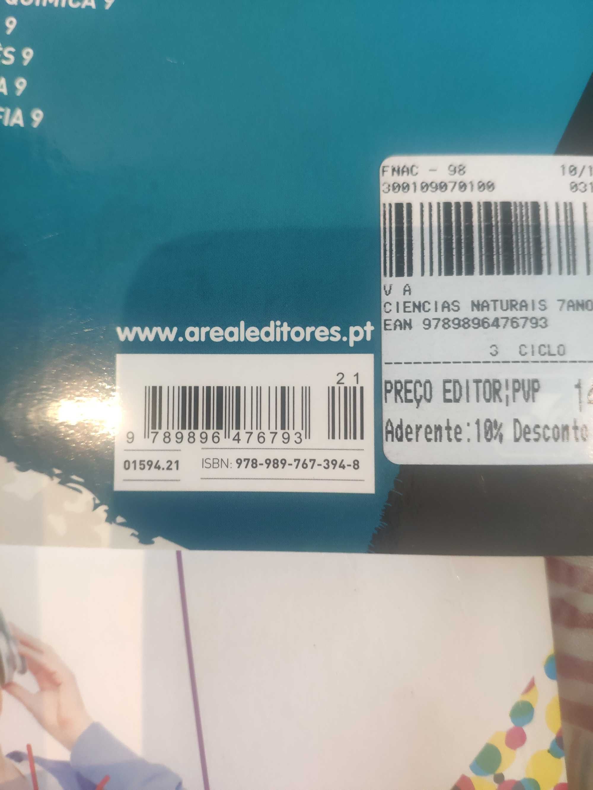 7⁰ Ano Ciências Naturais Preparar os Testes