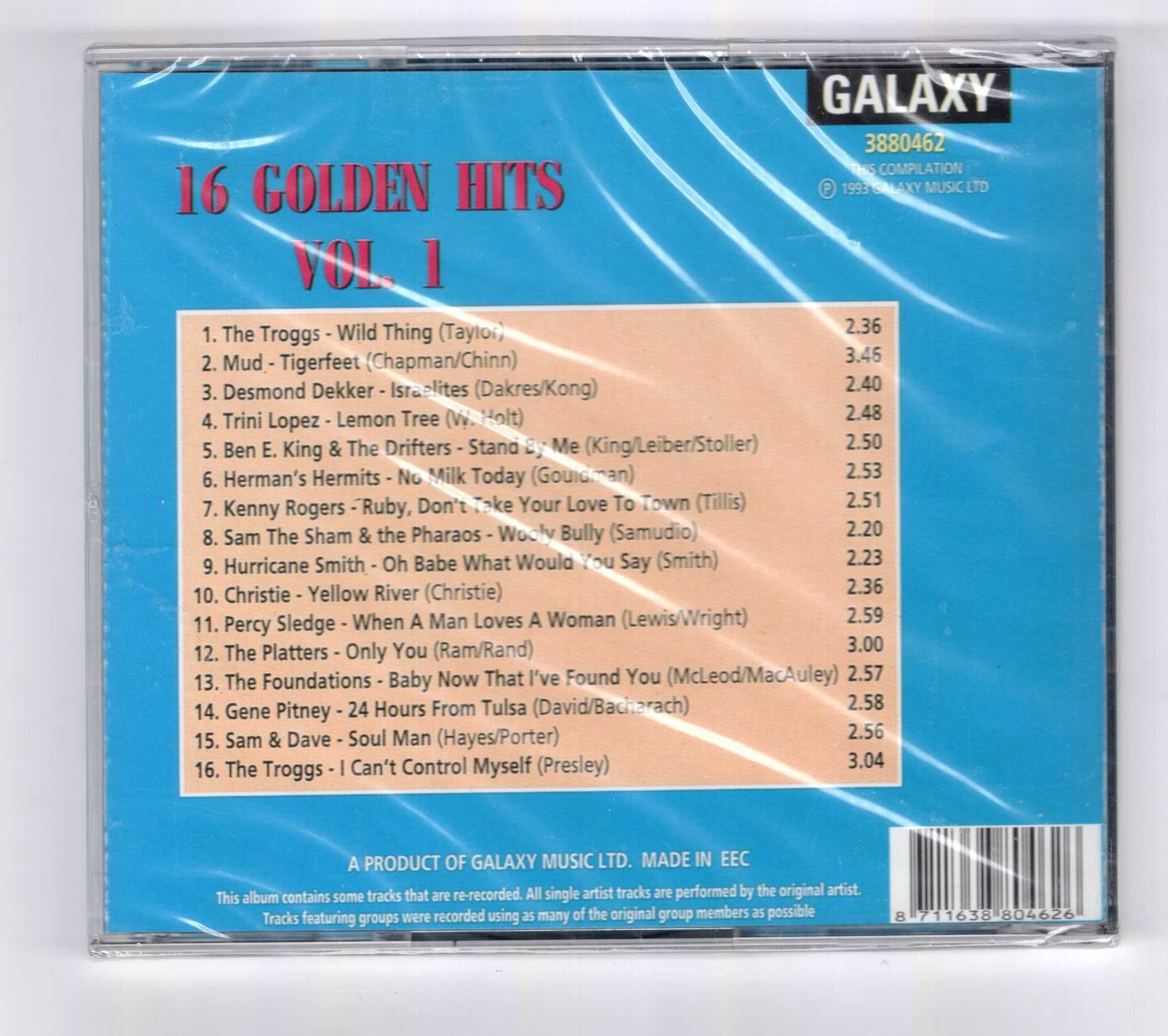 16 Golden Hits Vol.1 The Starlight Collection (CD) Gene Pitney, MUD