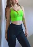 Crop top jaskrawy