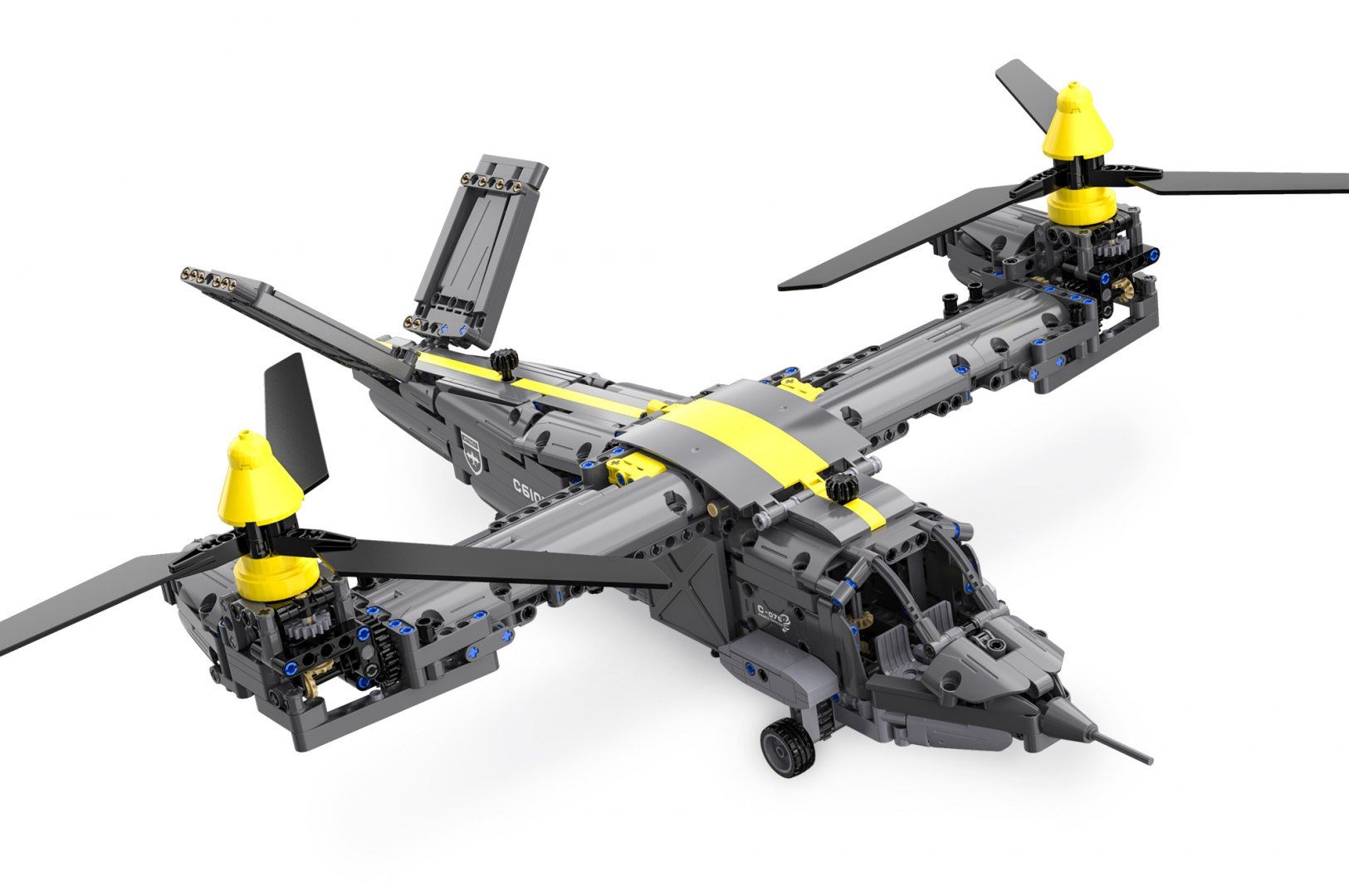 1421ele Samolot helikopter Klocki konstrukcyjne niczym lego