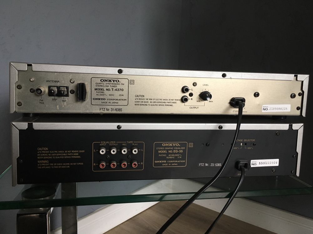 Onkyo Integra EQ-35 korektor graficzny + T-4270 tuner