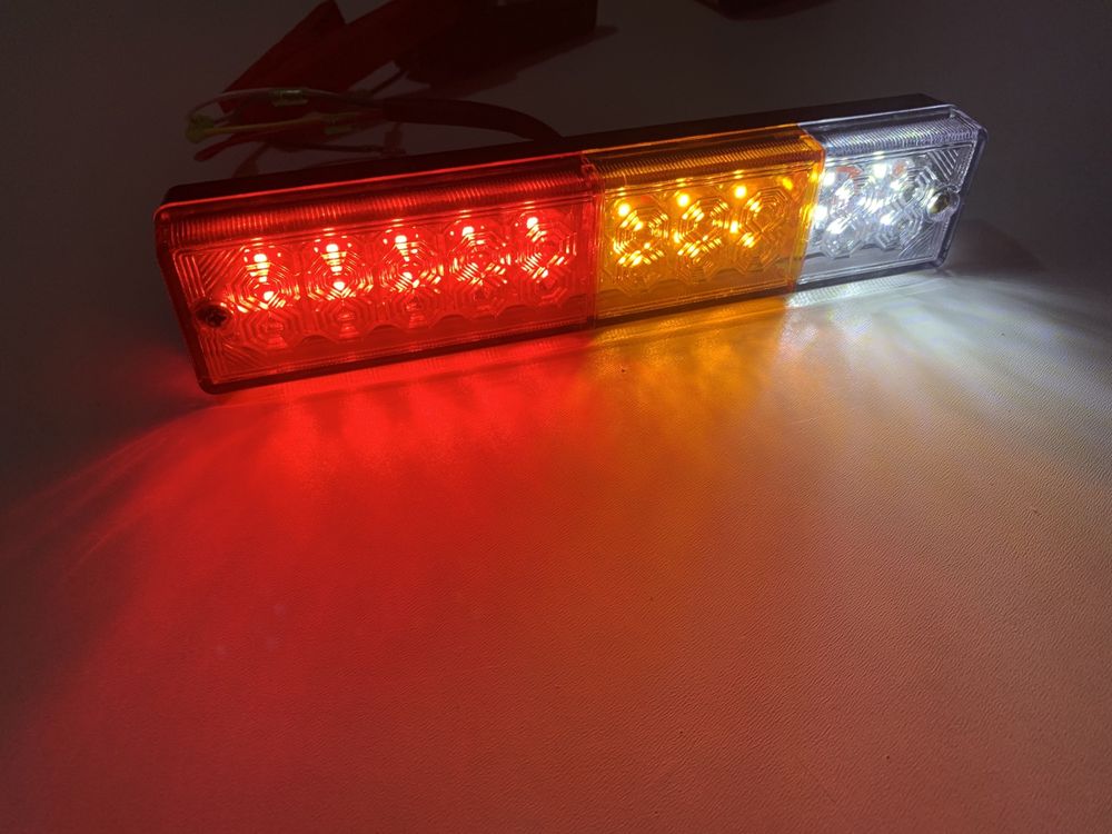 Lampa tylna x 2 zespolona 24 x 5cm SMD 12V wodoszczelne, gwarancja 12m