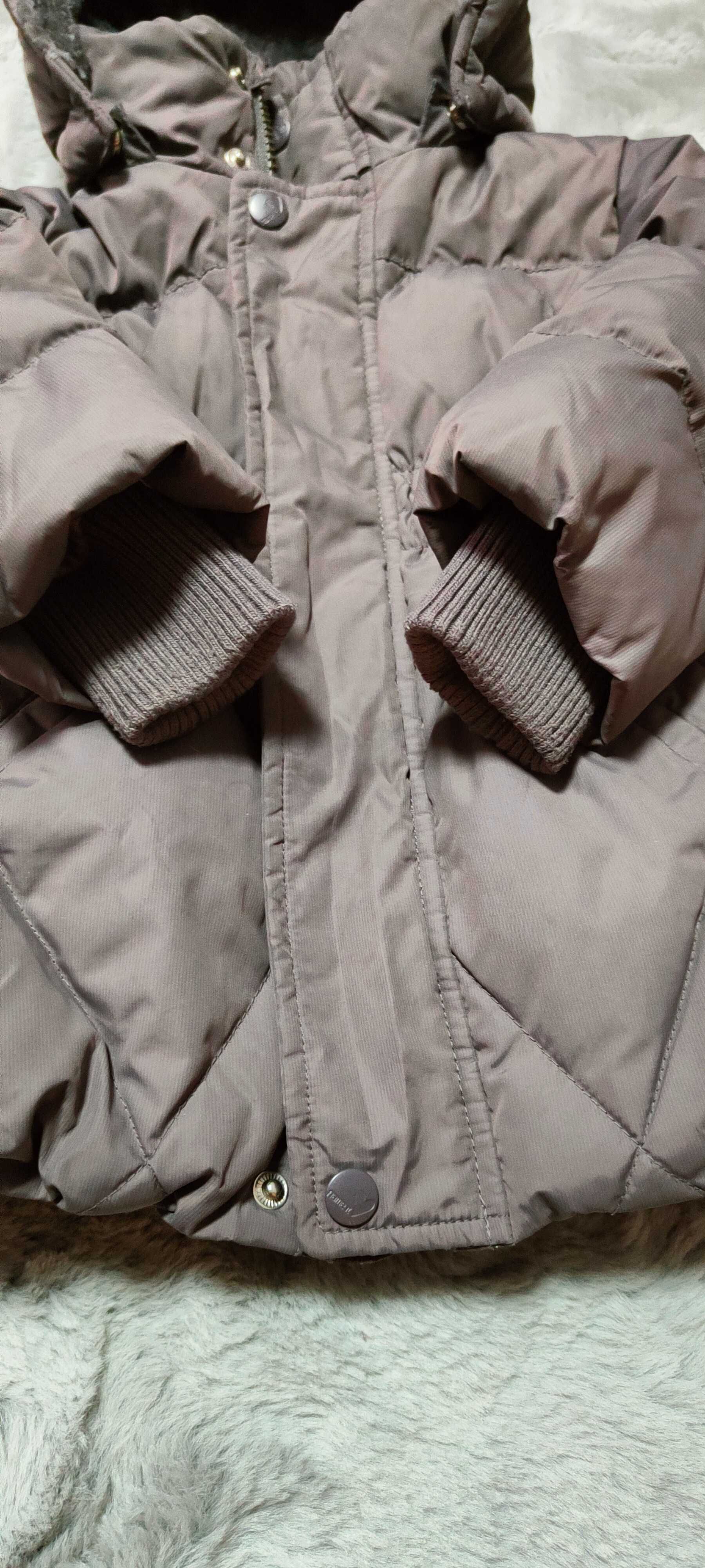 Пуховик куртка зимняя детская для девочки или мальчика 6-12 мес