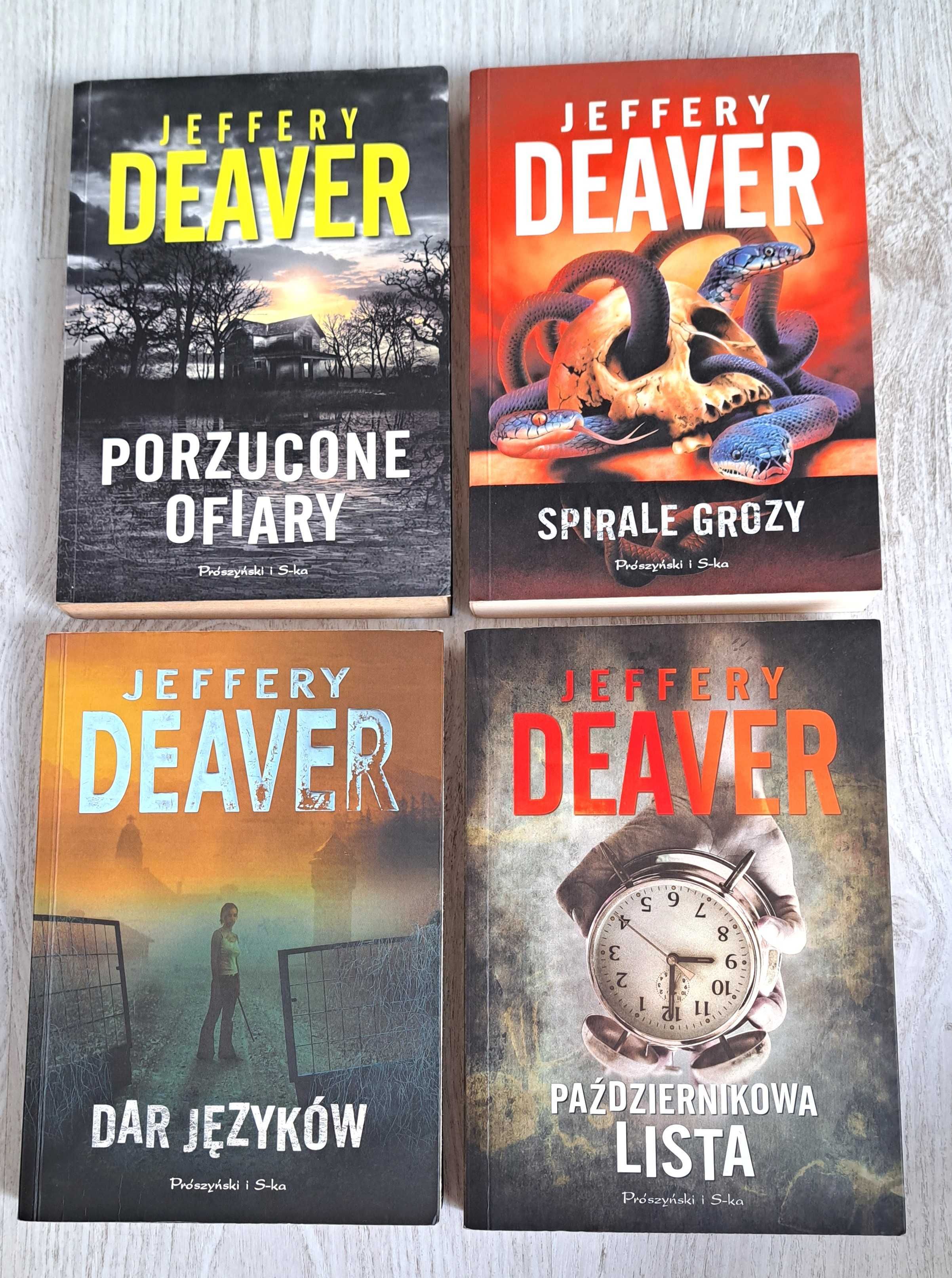 Deaver Dar języków Spirale grozy Październikowa lista Porzucone ofiary