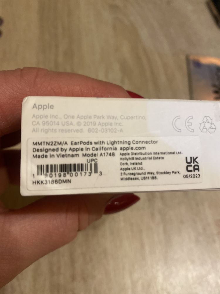 EarPods lightning Connector słuchawki przewodowe