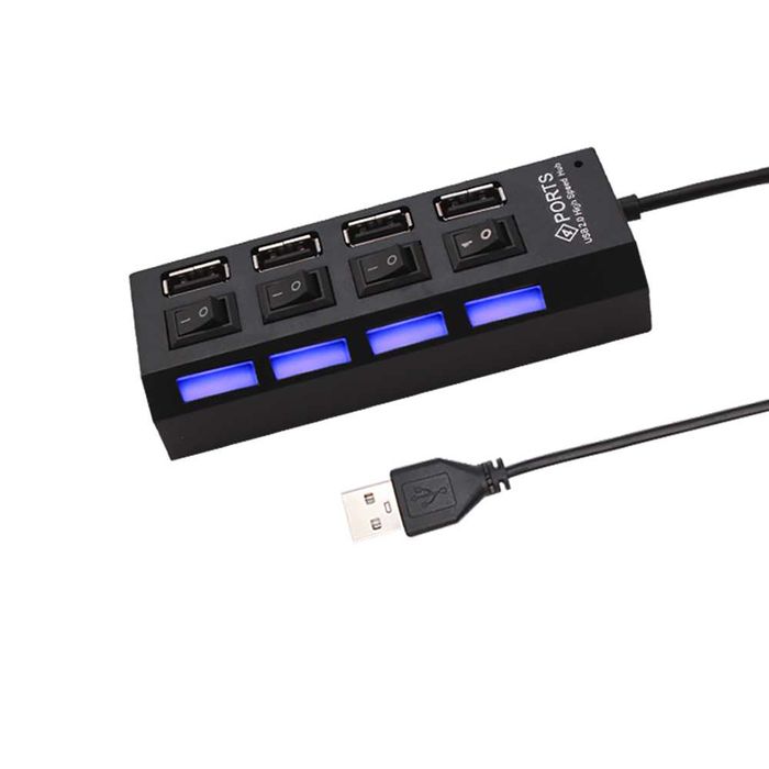 Adaptador USB de 4  portas