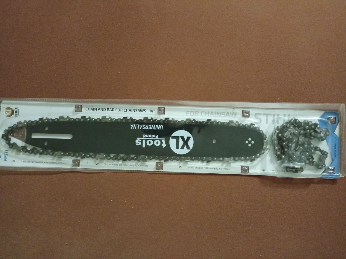 Łańcuch i prowadnica do piły firmy Tools.Nowe.XL uniwersalna.Cena 70zł